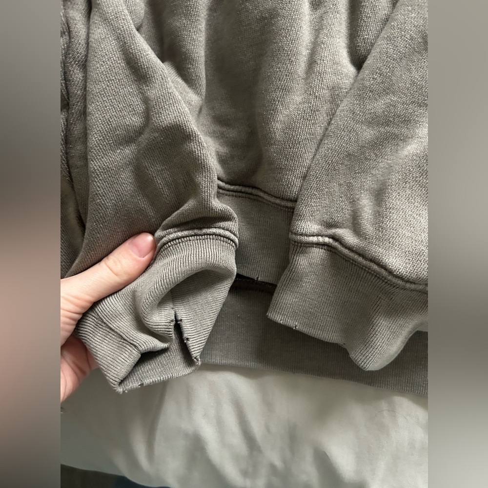 Aerie Oversized Distressed Hoodie - Picture 3 of 5